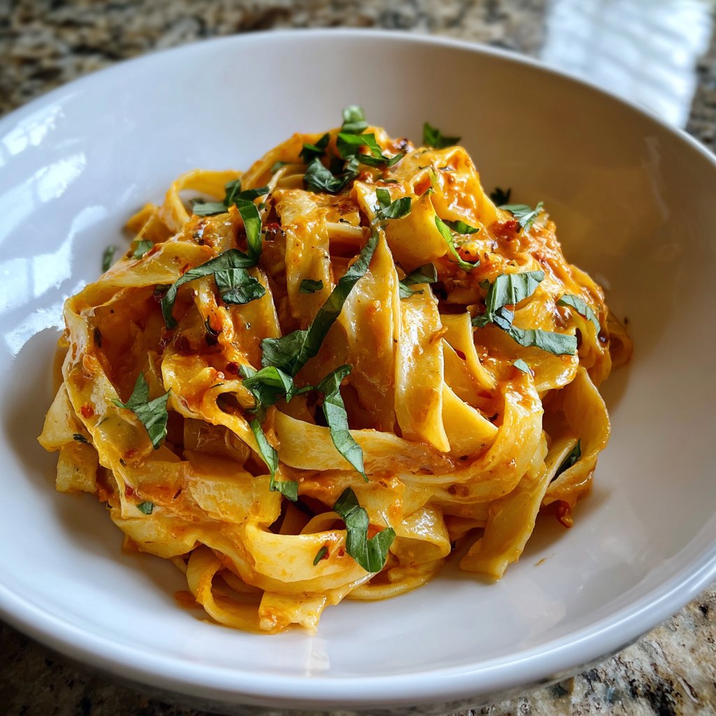 Tagliatelle mit Tomatenbutter
