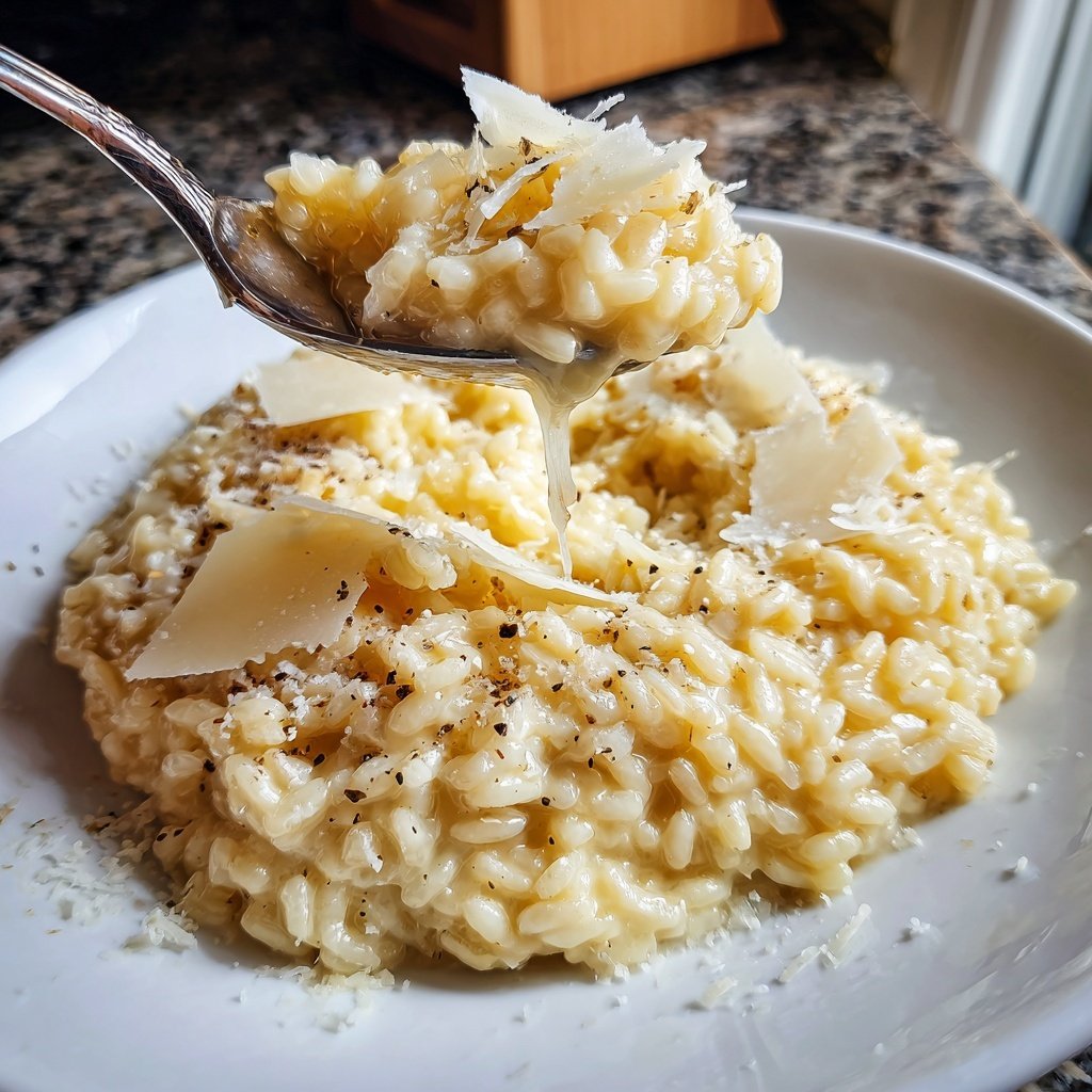 Risotto mit Champagner und Parmesan