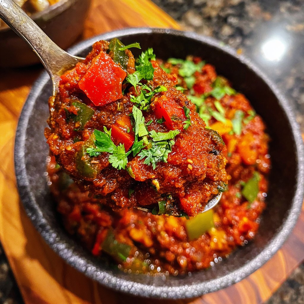 Chili sin Carne mit Paprika