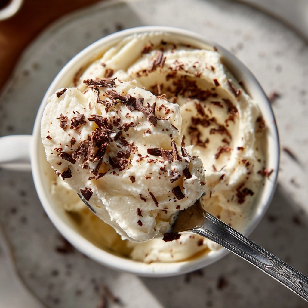 Weiße Schokoladenmousse