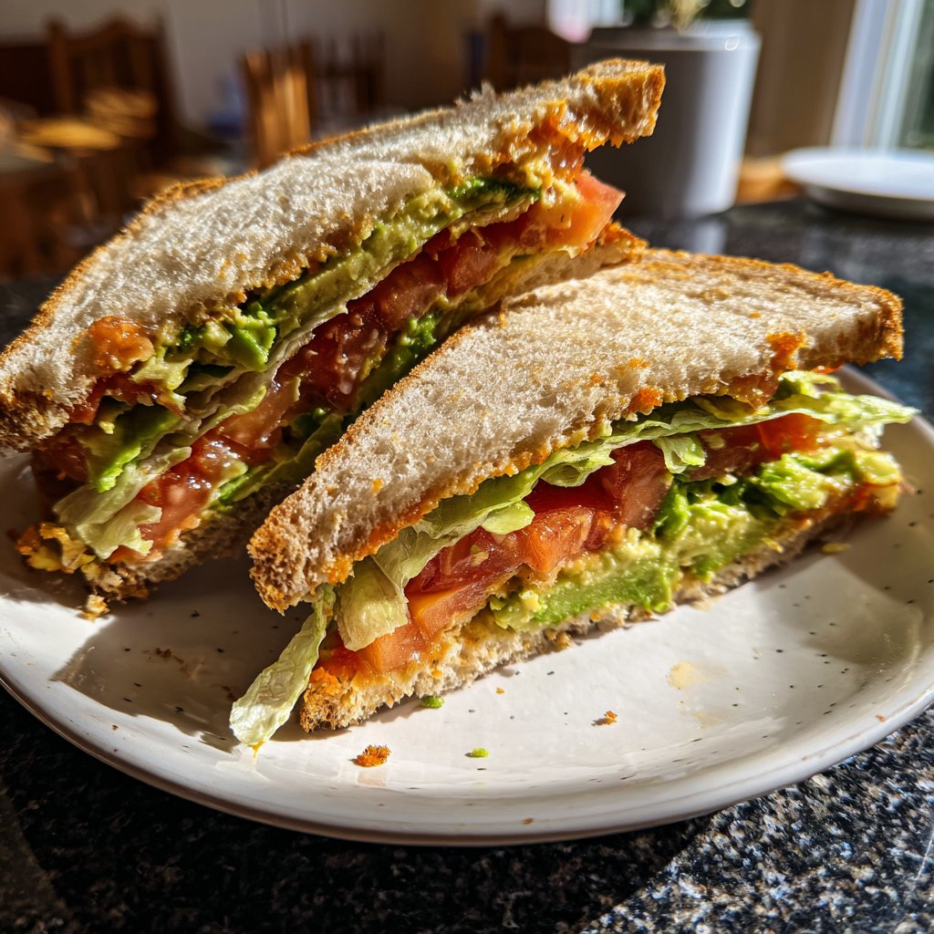 Herzförmige Sandwiches