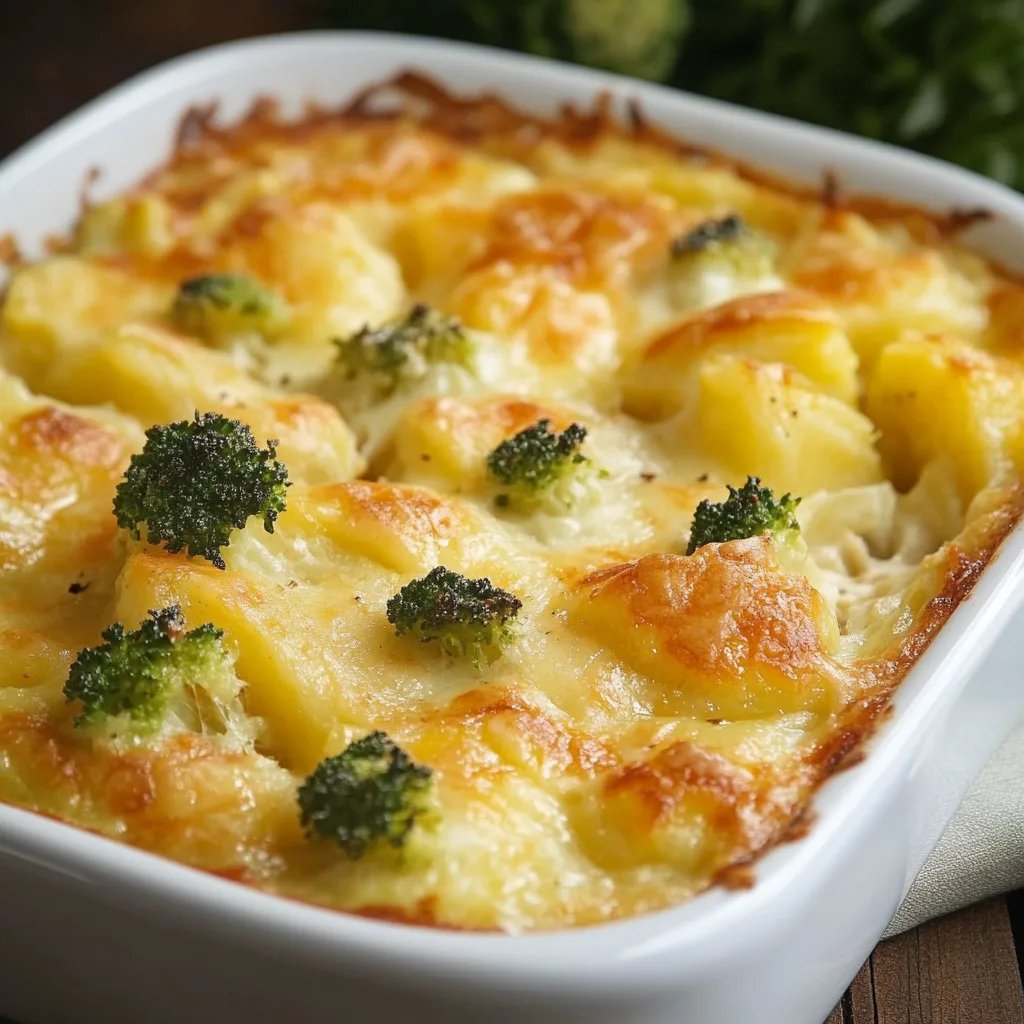 Kartoffelgratin mit Romanesco