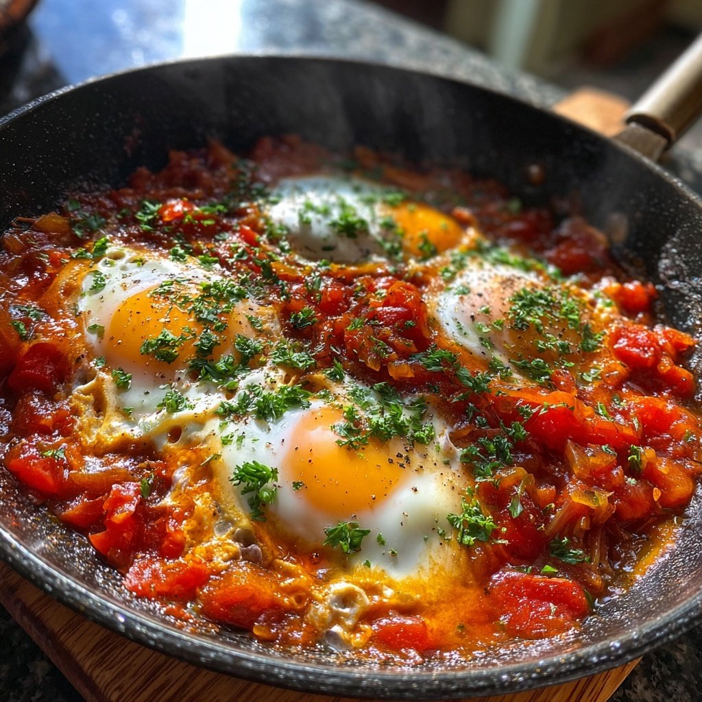 Shakshuka mit Zwiebeln