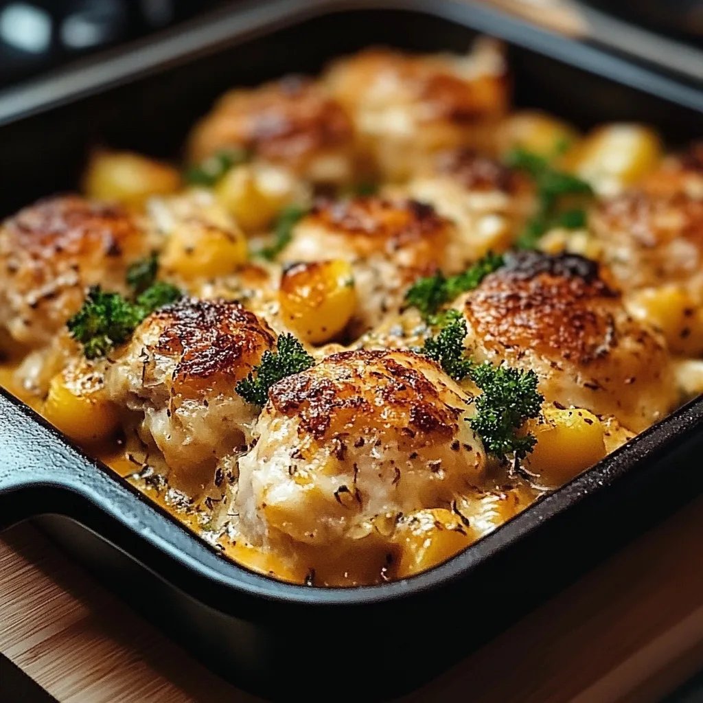 Hähnchen-Kartoffel-Brokkoli-Auflauf