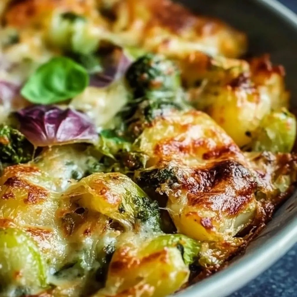 Rosenkohl-Kartoffel-Auflauf