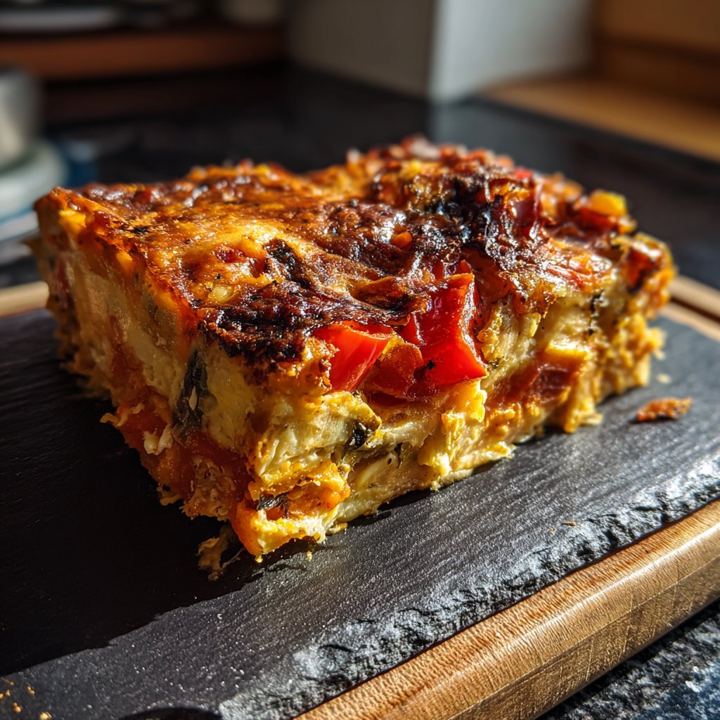 Gemüseauflauf mit Paprika