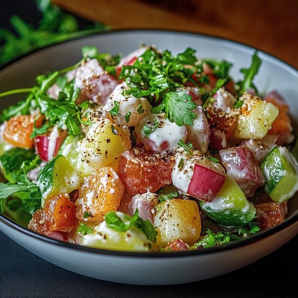 Knuspriger Kartoffelsalat
