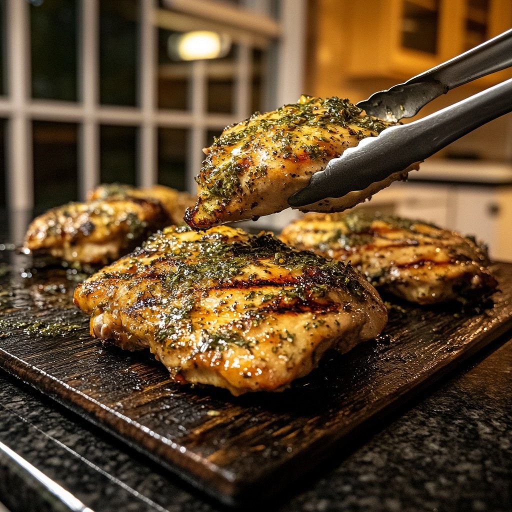 Hähnchenbrust mit Zitronen Kräuter Marinade
