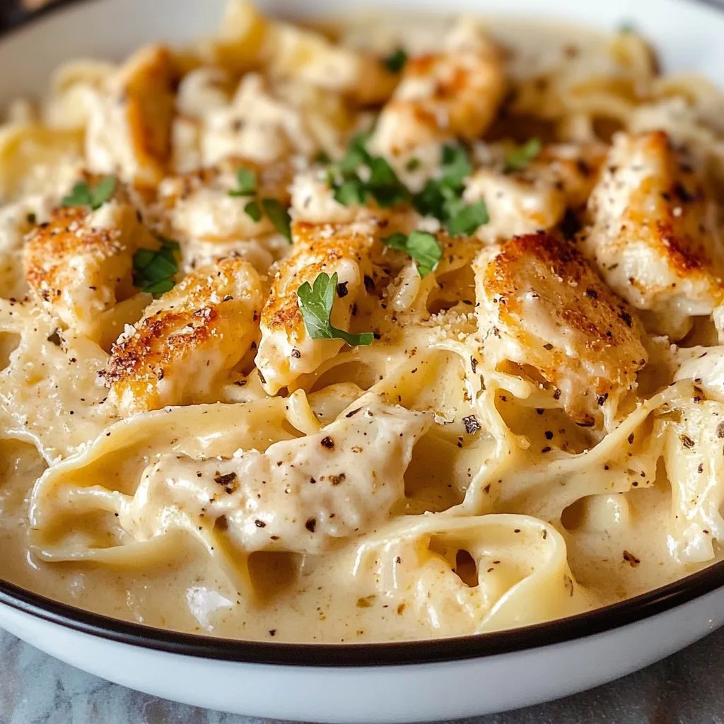 Cremiges Hähnchen Alfredo