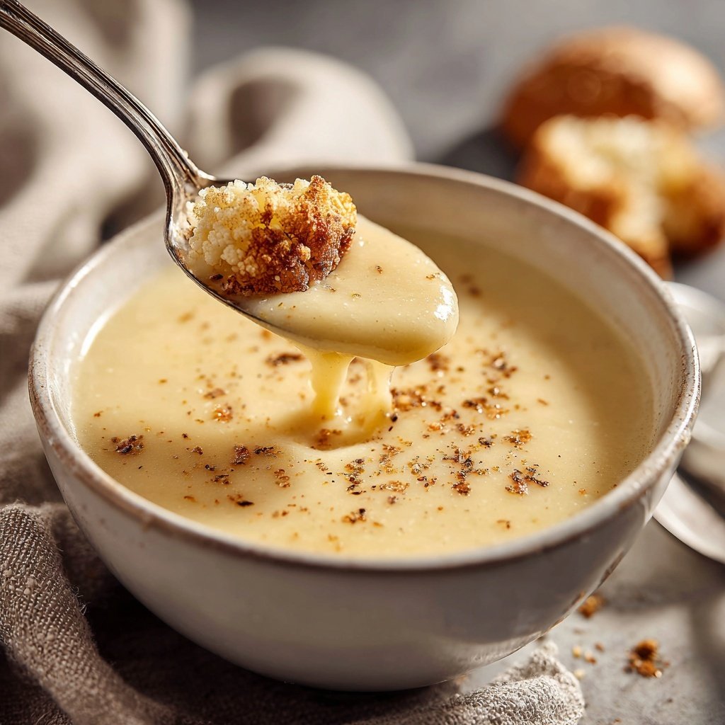 Blumenkohlsuppe mit Muskatnuss