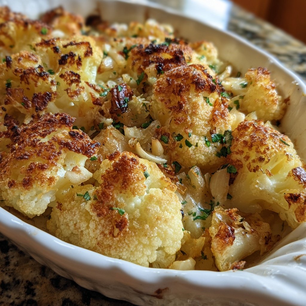 Blumenkohl mit Knoblauch
