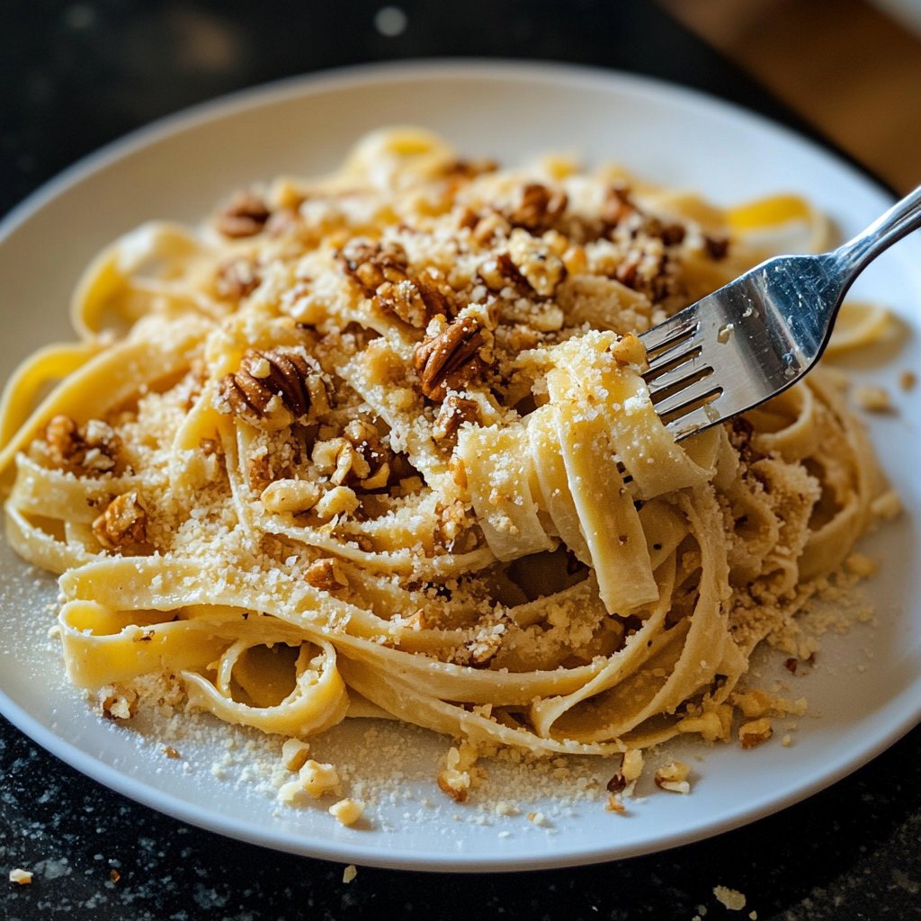 Tagliatelle mit Walnüssen