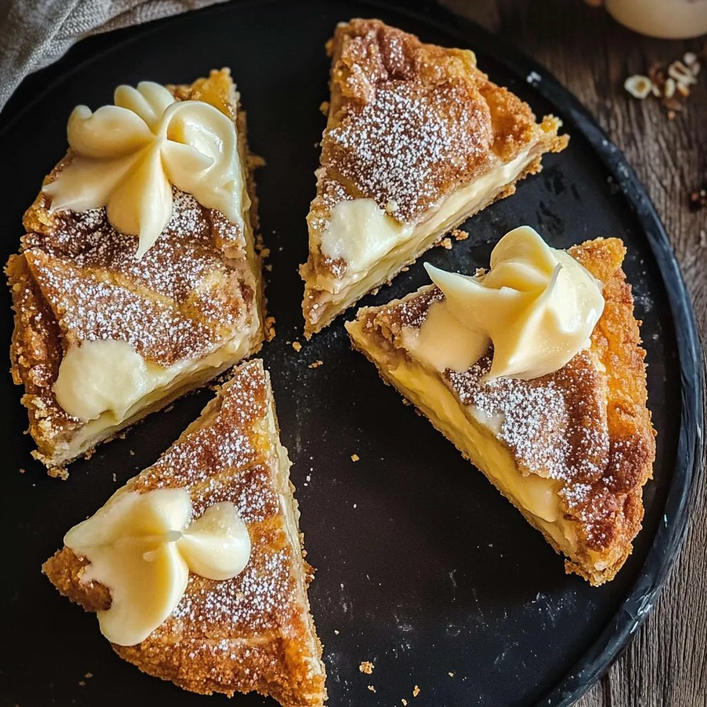 Mandelecken mit weißer Schokolade