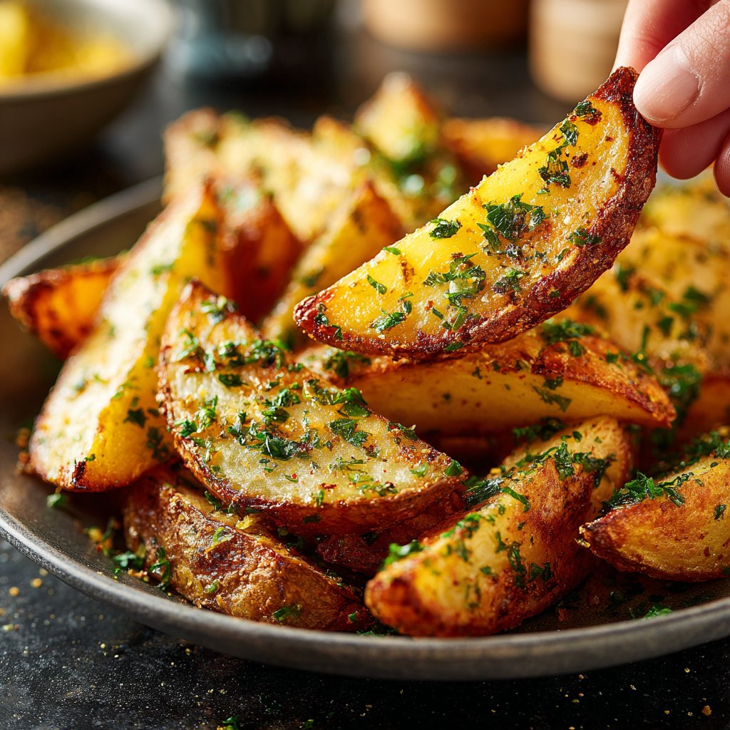 Ofenkartoffeln mit Zitronenschale