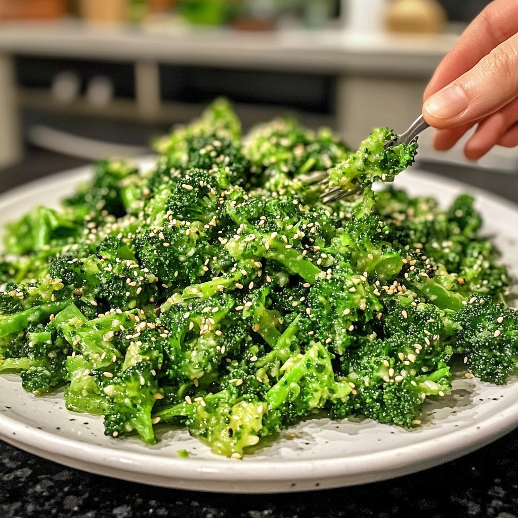 Brokkoli-, Grünkohl- und Erbsensalat